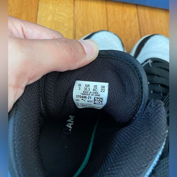 Puma Kids’ Rebound Layup High Top Sneakers Blue, Boys’ Size 3 - Picture 8 of 8